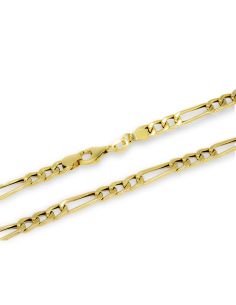 Cadena eslabón 3x1 62cm oro 8k - Joyería Orocash 2