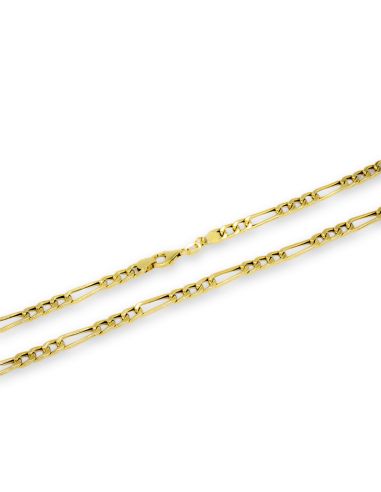 Cadena eslabón 3x1 62cm oro 8k - Joyería Orocash