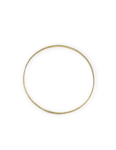 Pulsera caña labrada cerrada 7.1cm oro 18k - Joyería Orocash