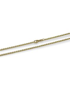 Cadena eslabón bauleta 50cm oro 18k - Joyería Orocash 2