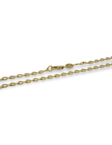 Cadena eslabón bilbao 49cm oro 18k - Joyería Orocash