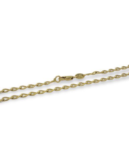 Cadena eslabón bilbao 49cm oro 18k - Joyería Orocash