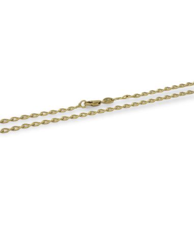 Cadena eslabón bilbao 49cm oro 18k - Joyería Orocash