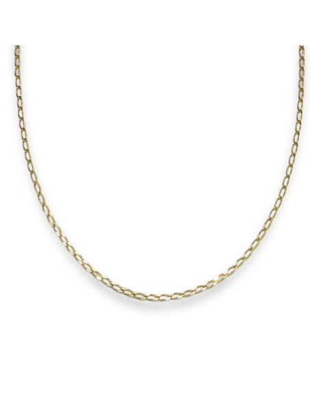 Cadena eslabón bilbao 49cm oro 18k - Joyería Orocash