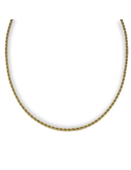 Cadena cordón fino 58cm oro 18k - Joyería Orocash