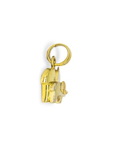 Colgante dos elefantes oro 18k - Joyería Orocash