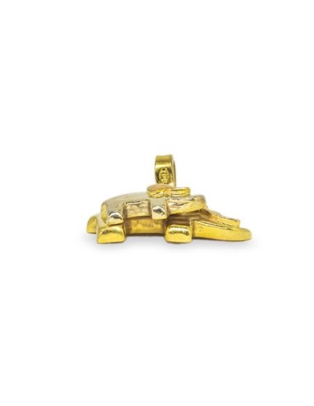Colgante dos elefantes oro 18k - Joyería Orocash