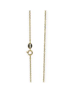 Cadena eslabón forzada 50cm oro 18k - Joyería Orocash 2
