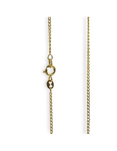 Cadena eslabón barbada 69cm oro 18k - Joyería Orocash
