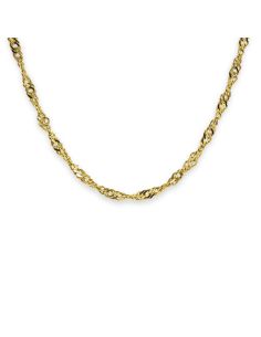 Cadena eslabón singapur 49cm oro 18k - Joyería Orocash