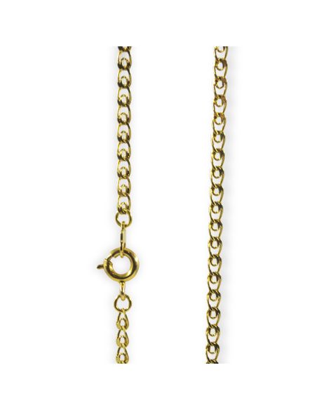 Cadena eslabón love 62cm oro 18k - Joyería Orocash