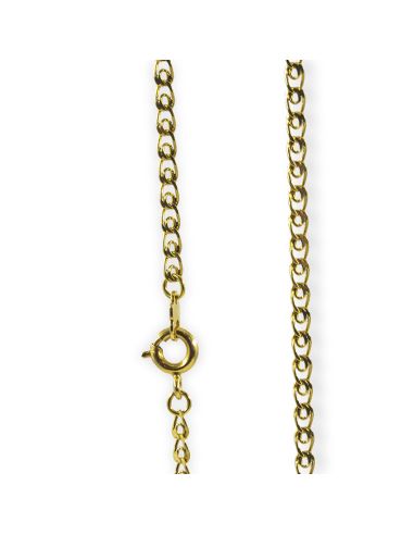 Cadena eslabón love 62cm oro 18k - Joyería Orocash