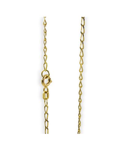 Cadena eslabón bilbao 44cm oro 18k - Joyería Orocash