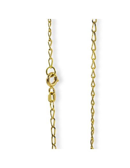 Cadena eslabón bilbao 44cm oro 18k - Joyería Orocash