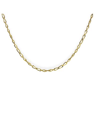 Cadena eslabón bilbao 44cm oro 18k - Joyería Orocash