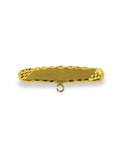 Alfiler imperdible satinado oro 18k - Joyería Orocash