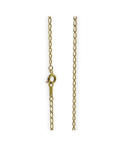 Cadena eslabón bilbao 62cm oro 18k - Joyería Orocash