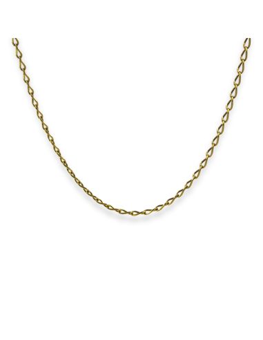 Cadena eslabón bilbao 62cm oro 18k - Joyería Orocash