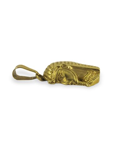Colgante cara Tutankamón 3cm oro 18k - Joyería Orocash