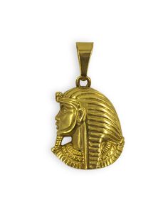 Colgante cara Tutankamón 3cm oro 18k - Joyería Orocash