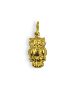Colgante búho 2.5cm oro 18k - Joyería Orocash