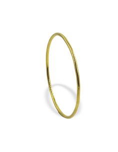 Pulsera aro liso rígida 6.7cm oro 18k - Joyería Orocash 2