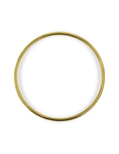 Pulsera aro liso rígida 6.7cm oro 18k - Joyería Orocash