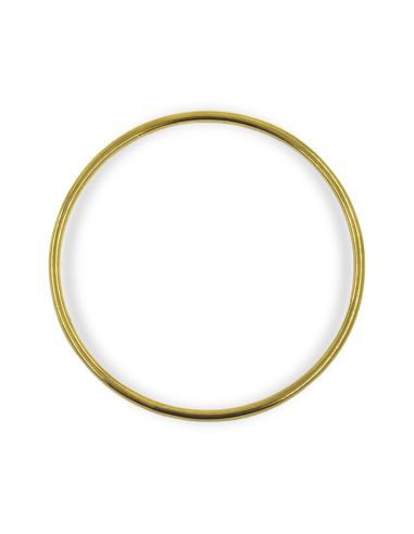Pulsera aro liso rígida 6.7cm oro 18k - Joyería Orocash