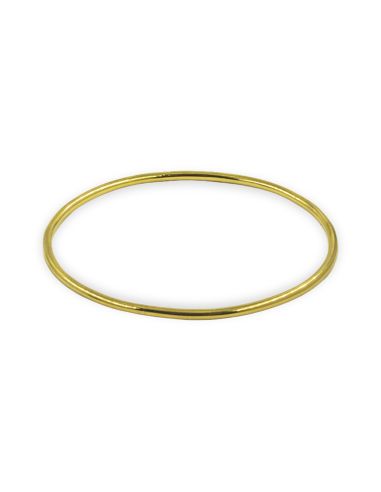 Pulsera aro liso rígida 6.7cm oro 18k - Joyería Orocash