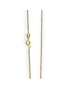 Cadena eslabón veneciana 41cm oro 18k - Joyería Orocash 2