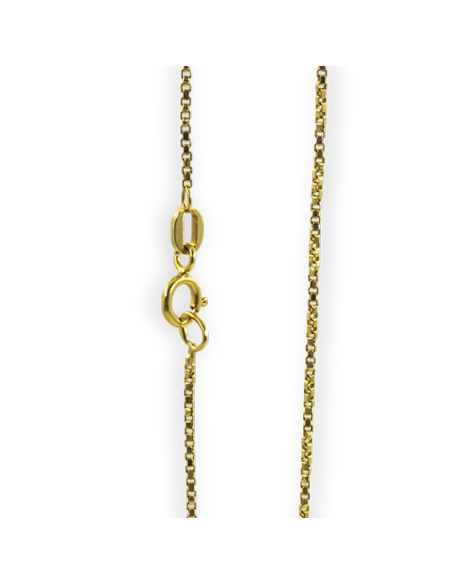 Cadena eslabón veneciana 41cm oro 18k - Joyería Orocash