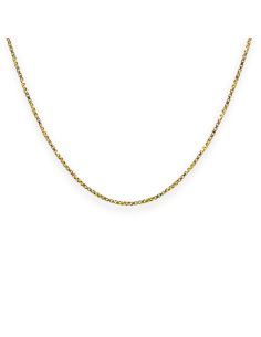 Cadena eslabón veneciana 41cm oro 18k - Joyería Orocash