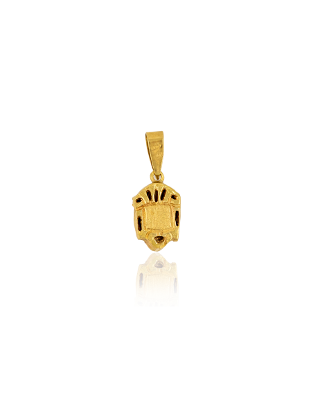 Colgante cabeza cristo 2.3cm oro 18k - Joyería Orocash