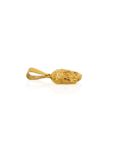 Colgante cabeza cristo 2.3cm oro 18k - Joyería Orocash