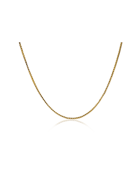 Cadena eslabón veneciano 49cm oro 18k - Joyería Orocash
