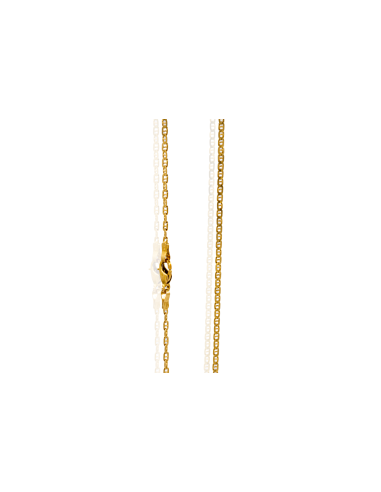 Cadena eslabón ancla plana 52cm oro 18k - Joyería Orocash