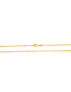 Cadena eslabón forzada 51cm oro 18k - Joyería Orocash 2