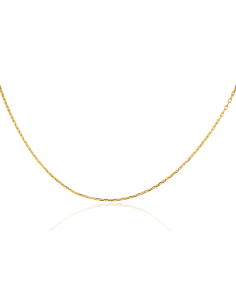 Cadena eslabón forzada 51cm oro 18k - Joyería Orocash