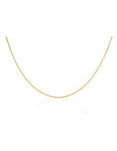 Cadena eslabón forzada 51cm oro 18k - Joyería Orocash