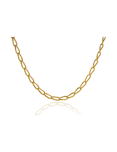 Cadena eslabón bilbao 64cm oro 18k - Joyería Orocash