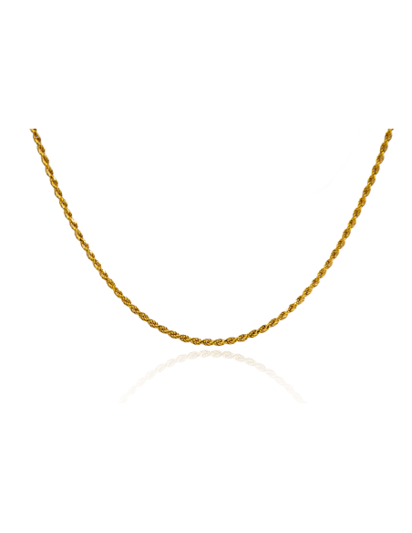 Cadena cordón muy fino 60cm oro 18k - Joyería Orocash