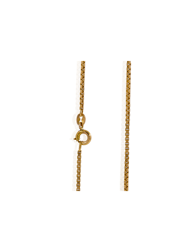 Cadena eslabón veneciana 72cm oro 18k - Joyería Orocash