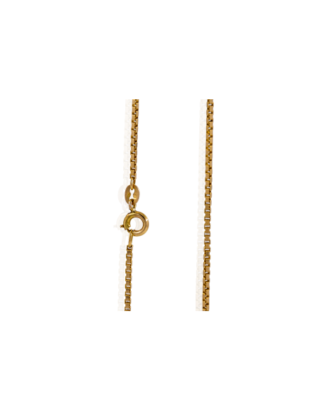 Cadena eslabón veneciana 72cm oro 18k - Joyería Orocash
