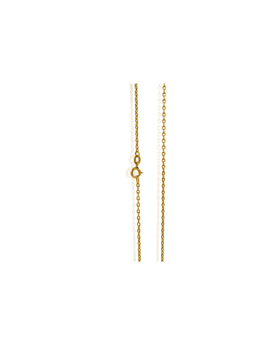 Cadena eslabón forzada 68cm oro 18k - Joyería Orocash