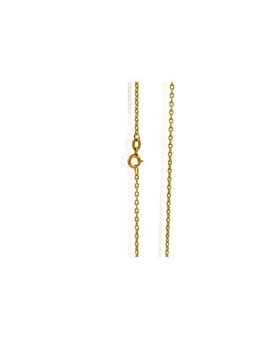 Cadena eslabón forzada 68cm oro 18k - Joyería Orocash
