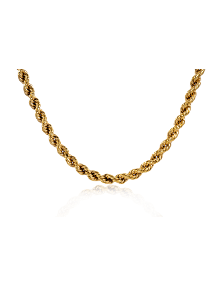 Cadena cordón mediano 40cm oro 18k - Joyería Orocash