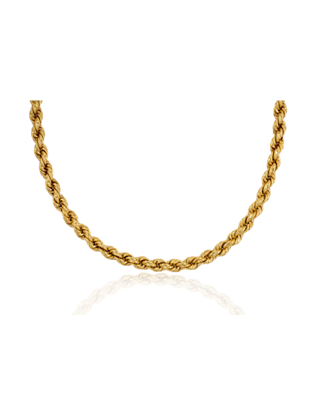 Cadena cordón mediano 71cm oro 18k - Joyería Orocash