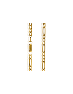 Cadena eslabón 3x1 62cm oro 18k - Joyería Orocash 2