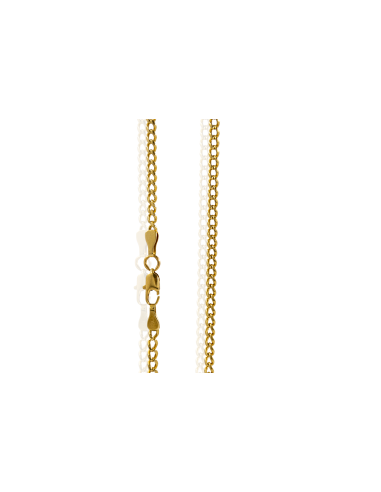 Cadena eslabón barbada 70cm oro 18k - Joyería Orocash