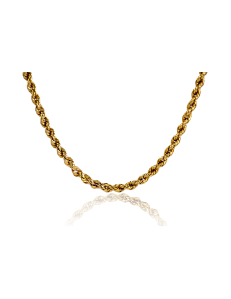 Cadena cordón mediano 62cm oro 18k - Joyería Orocash